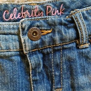 Celebrity Pink Denim Skirt